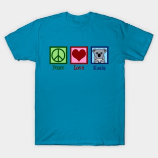 Peace Love Koala T-Shirt